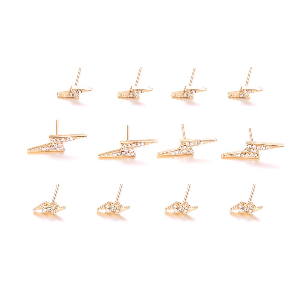 Fashion Personalized Diamond-Set Lightning-Plated Gold Stud Earrings 6-Piece Set Women S Earrings
Fashion Personalized Diamond-Set Lightning-Plated Gold Stud Earrings 6-Piece Set Women S Earrings