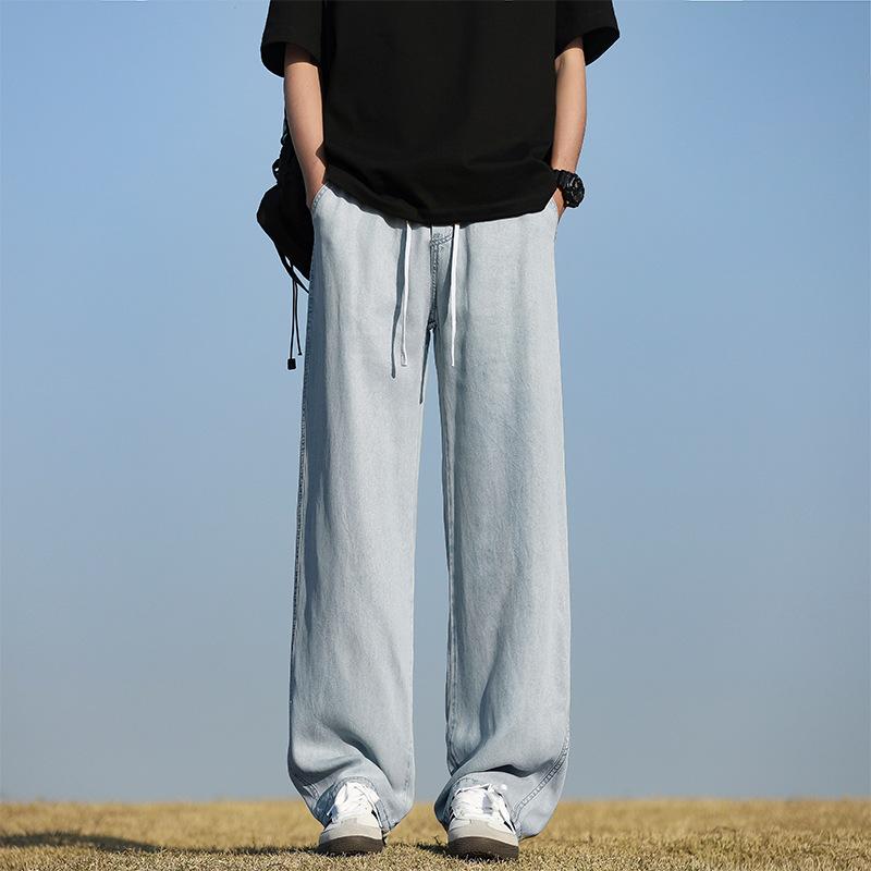 Мужские брюки Весенняя одежда Универсальные свободные эластичные джинсы для мальчиков Летом Свободные прямые брюки с множеством карманов 3XL
Мужские брюки Весенняя одежда Универсальные свободные эластичные джинсы для мальчиков Летом Свободные прямые брюки с множеством карманов 3XL