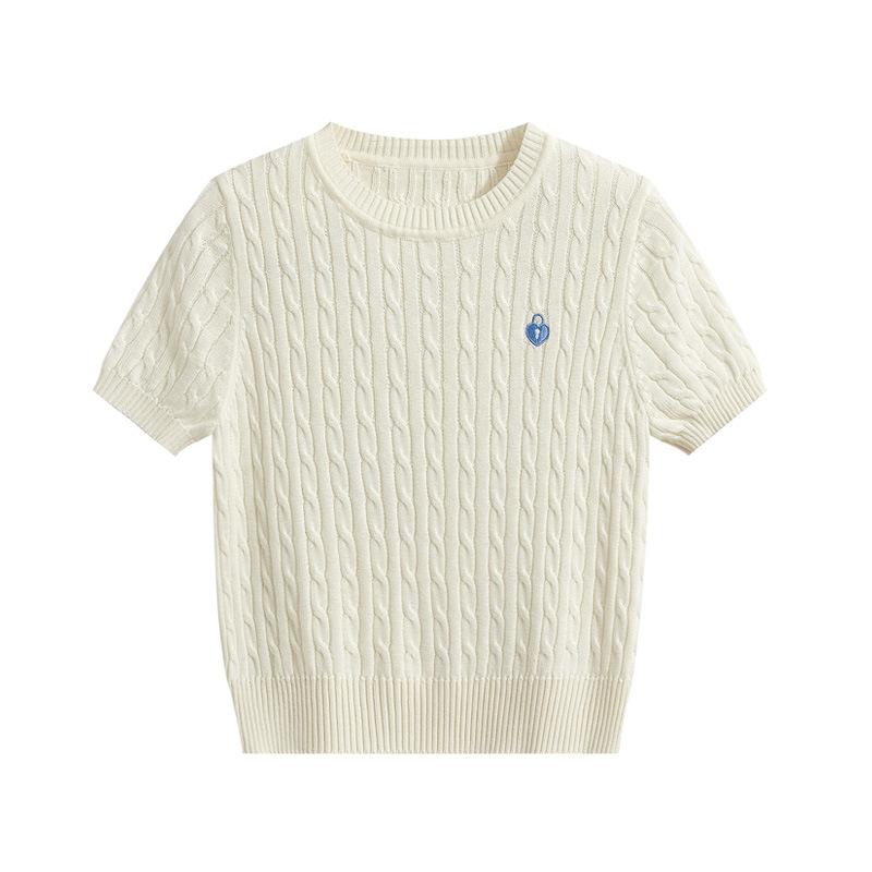 New Summer Women s Slim and Slimming, Versatile Solid-color Sweater, Braided Retro Short Knitted Sweater, T-shirt Top one size абрикосовий
New Summer Women s Slim and Slimming, Versatile Solid-color Sweater, Braided Retro Short Knitted Sweater, T-shirt Top one size абрикосовий