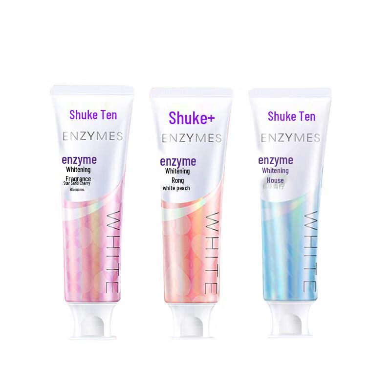 Shuke Natural Enzyme Whitening & Fresh Breath Toothpaste 3-Pack
Shuke Natural Enzyme Whitening & Fresh Breath Toothpaste 3-Pack