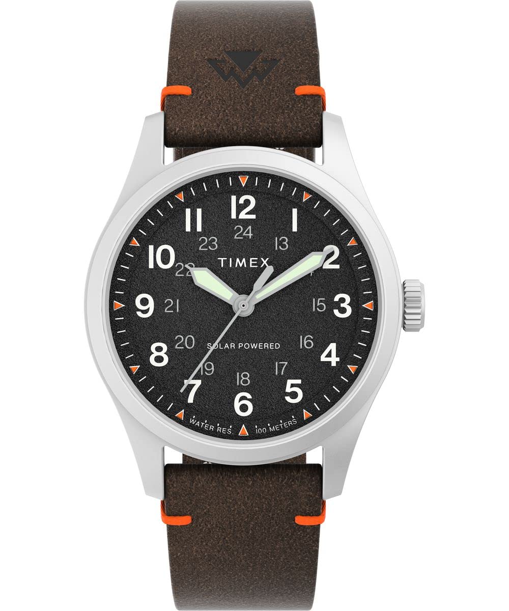 Чоловічий годинник Timex Expedition North Field Solar 36 мм - коричневий ремінець, чорний циферблат, корпус із нержавіючої сталі, коричневий, один розмір, 36 мм Expedition Kitano Solar
Чоловічий годинник Timex Expedition North Field Solar 36 мм - коричневий ремінець, чорний циферблат, корпус із нержавіючої сталі, коричневий, один розмір, 36 мм Expedition Kitano Solar