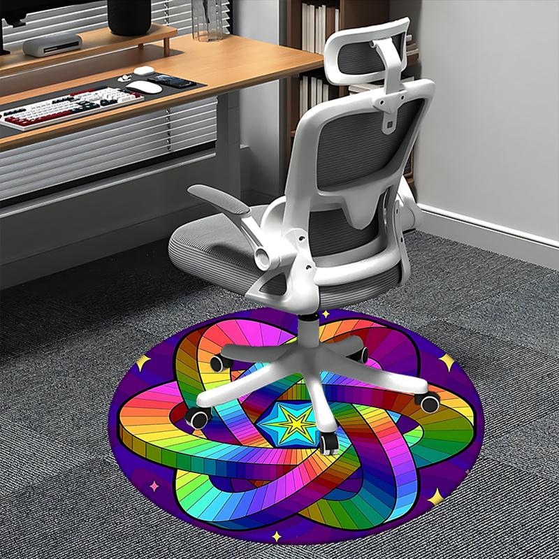 Colorful Rainbow Office Carpet Chair Mats, Home Decor Rug for Sofa, Office Carpet Gift, Suitable for Bedroom, Living Room, Various Rooms1118105a 80cm by 80cm
Colorful Rainbow Office Carpet Chair Mats, Home Decor Rug for Sofa, Office Carpet Gift, Suitable for Bedroom, Living Room, Various Rooms1118105a 80cm by 80cm
