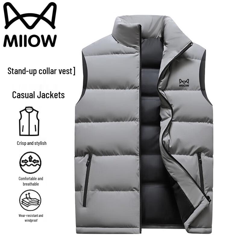 Men s Warm Fleece-Lined Stand-Collar Vest XL
Men s Warm Fleece-Lined Stand-Collar Vest XL