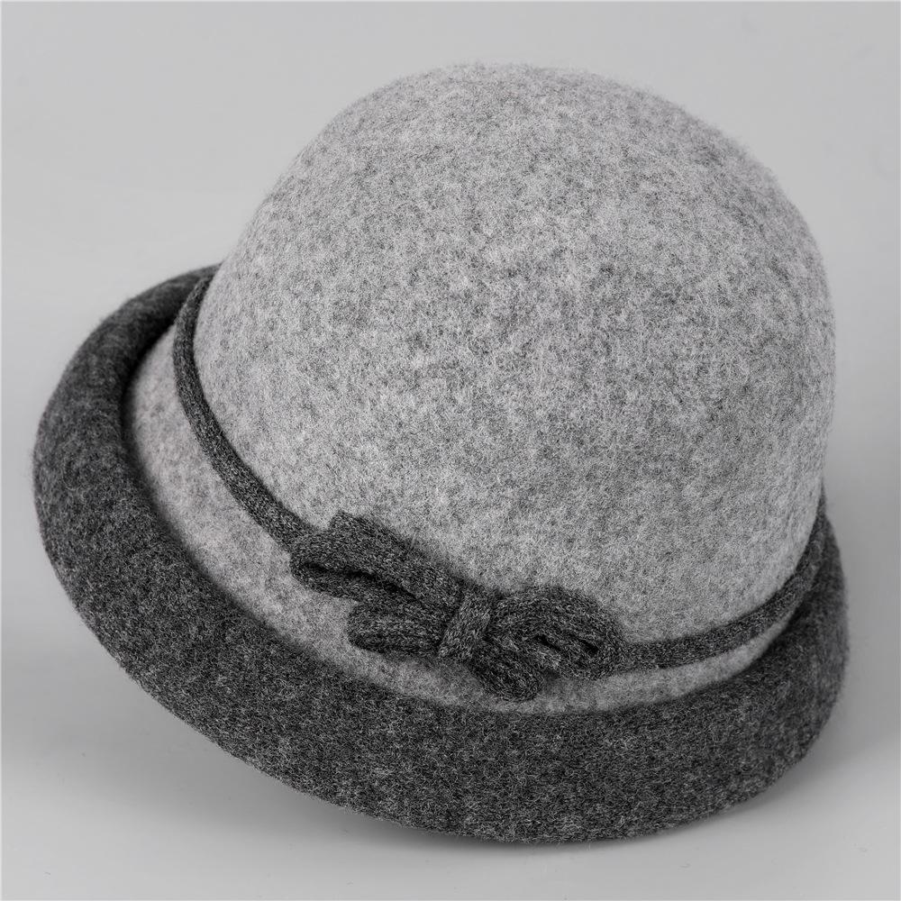 Japanese Light Luxury Wool Contrasting Color Crimped Bucket Hat Women S Season Mother Hat Literary Bow Thermal Basin Hat M(56-58cm) світло-сірого кольору
Japanese Light Luxury Wool Contrasting Color Crimped Bucket Hat Women S Season Mother Hat Literary Bow Thermal Basin Hat M(56-58cm) світло-сірого кольору