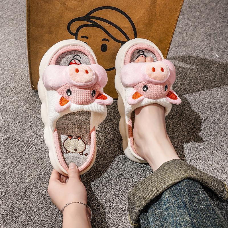 Fashion Breathable Linen Slippers Women Cute Squirrel Home Platform Shoes Comfort Cartoon Couples Indoor Slipper Ladies Fashion Slides 36-37(Fit 22.5-23cm)
Fashion Breathable Linen Slippers Women Cute Squirrel Home Platform Shoes Comfort Cartoon Couples Indoor Slipper Ladies Fashion Slides 36-37(Fit 22.5-23cm)