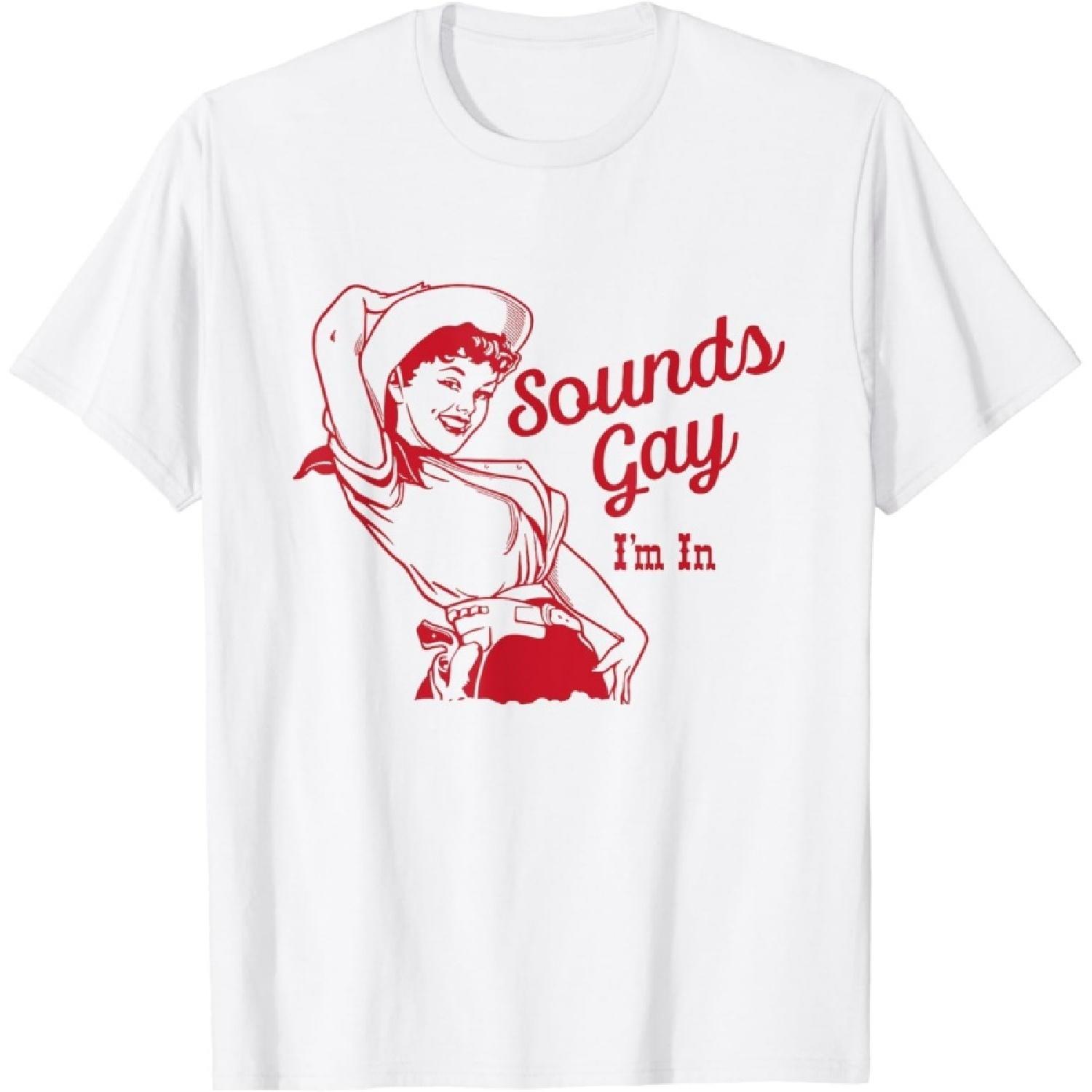 Sounds Gay I m in – Vintage Lesbian Cowgirl Howdy Lesbians T-Shirt XXXXXL білий
Sounds Gay I m in – Vintage Lesbian Cowgirl Howdy Lesbians T-Shirt XXXXXL білий