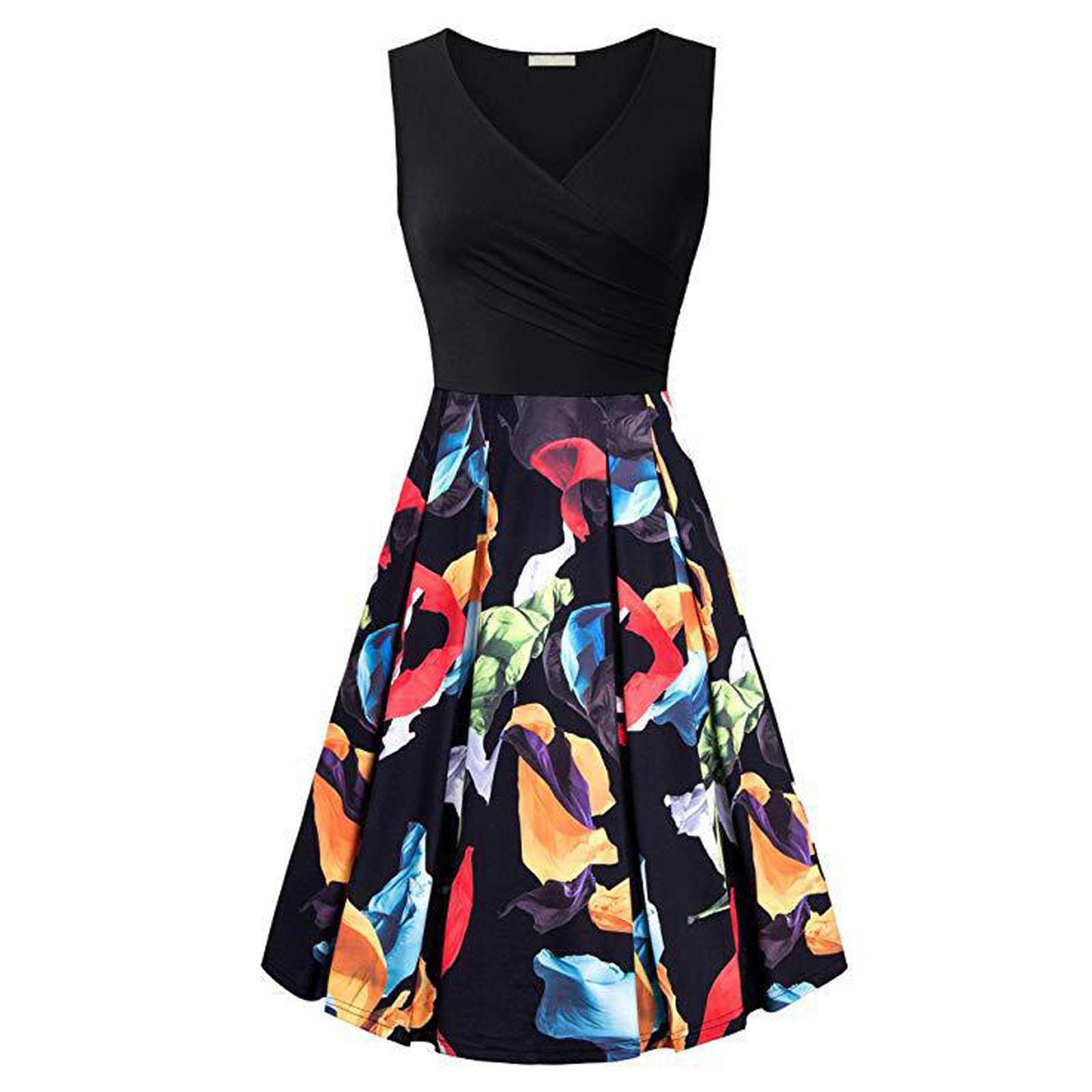 Женское повседневное модное вечернее платье без рукавов с принтом и v-образным вырезом длиной до колена XXXXL жёлтый
Женское повседневное модное вечернее платье без рукавов с принтом и v-образным вырезом длиной до колена XXXXL жёлтый