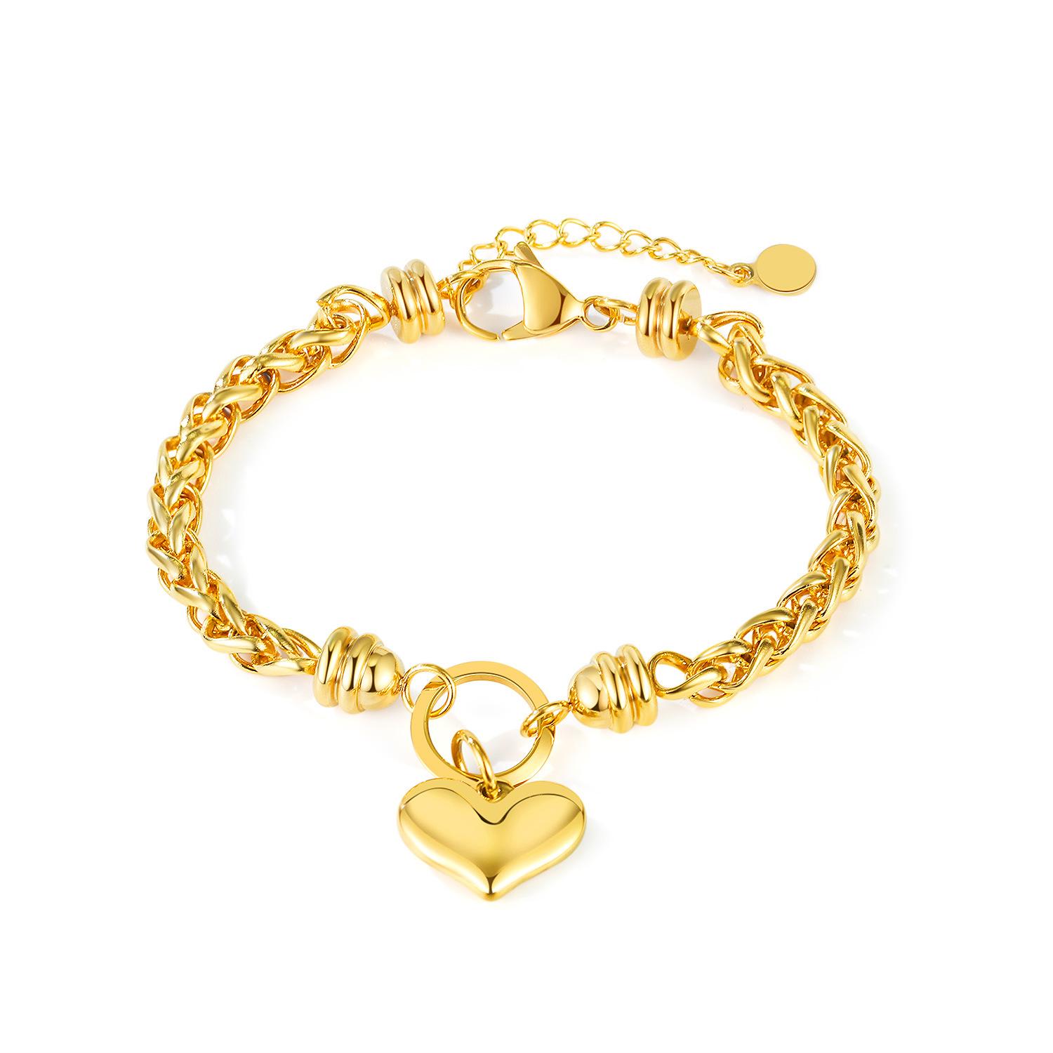 Персонализированный браслет Love Jewelry из высококачественной титановой стали для женщин
Персонализированный браслет Love Jewelry из высококачественной титановой стали для женщин