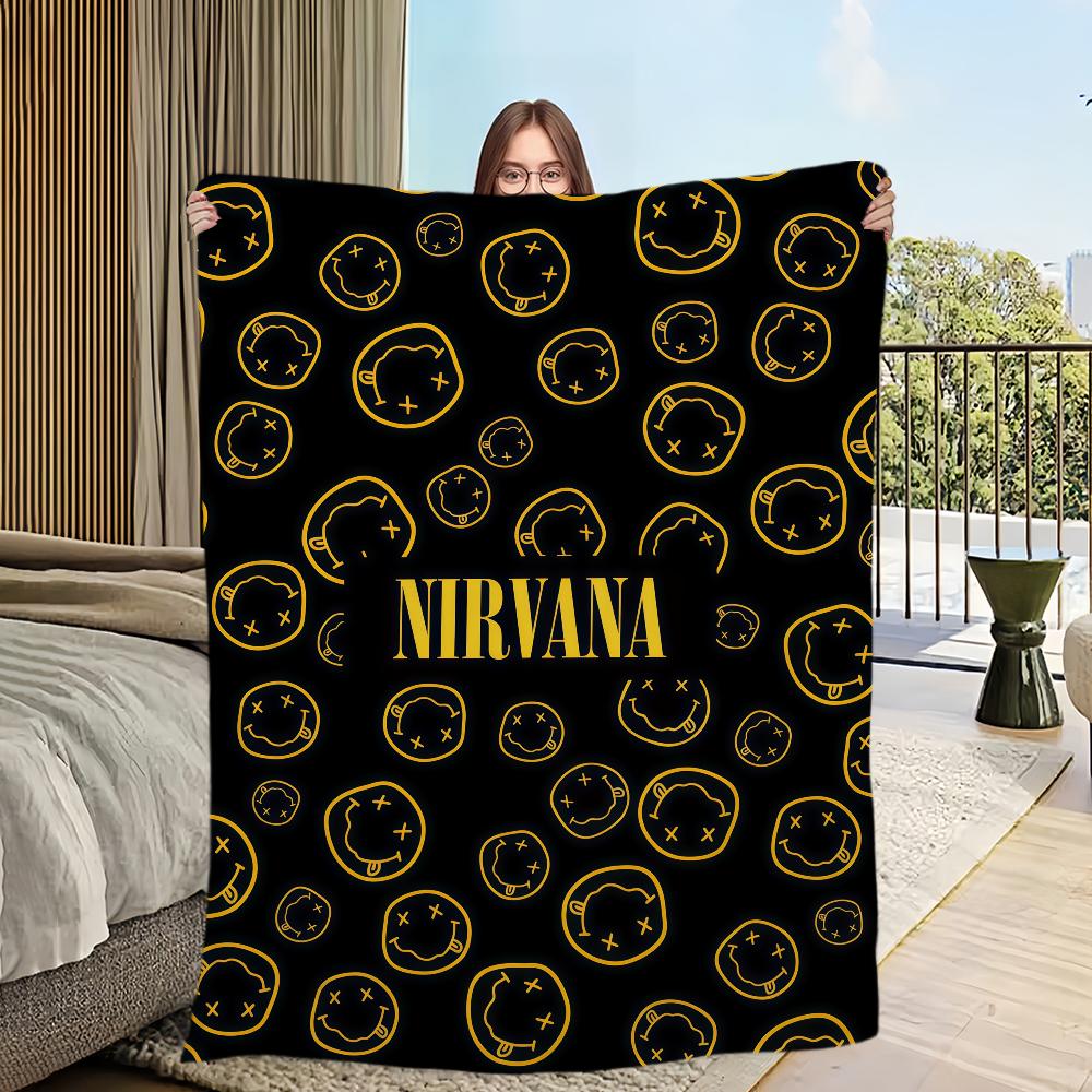 Band N-Nirvana Rock Blanket Flannel warm comfort soft plush blanket For Picnic Beds Sofas Homes And Bedrooms 40x50in
Band N-Nirvana Rock Blanket Flannel warm comfort soft plush blanket For Picnic Beds Sofas Homes And Bedrooms 40x50in