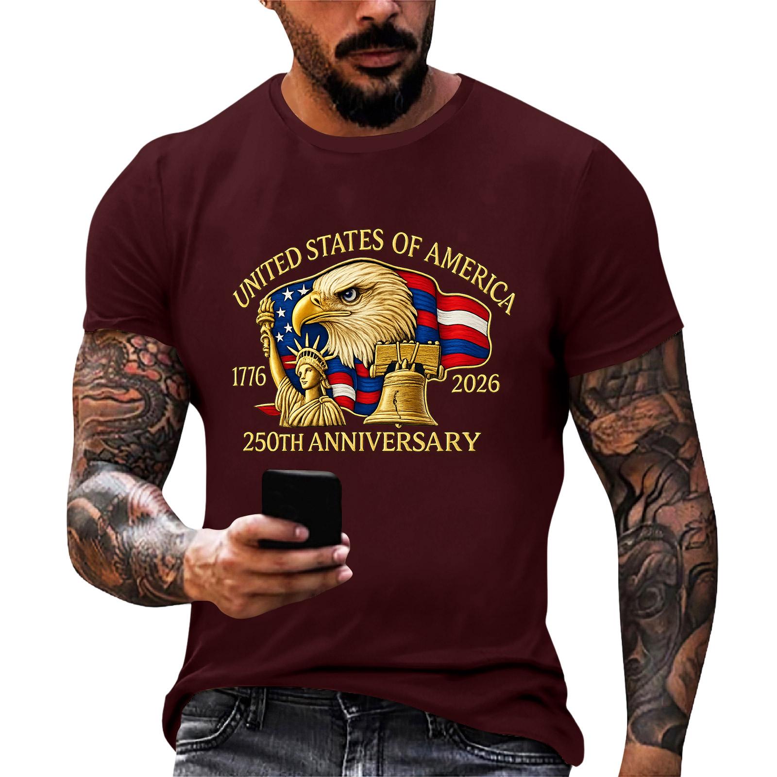 Men s Loose Fit Casual Sleeveless Tank Top Independence Day Graphic Print 250th Anniversary Commemorative Shirt United States Theme XXL винный
Men s Loose Fit Casual Sleeveless Tank Top Independence Day Graphic Print 250th Anniversary Commemorative Shirt United States Theme XXL винный