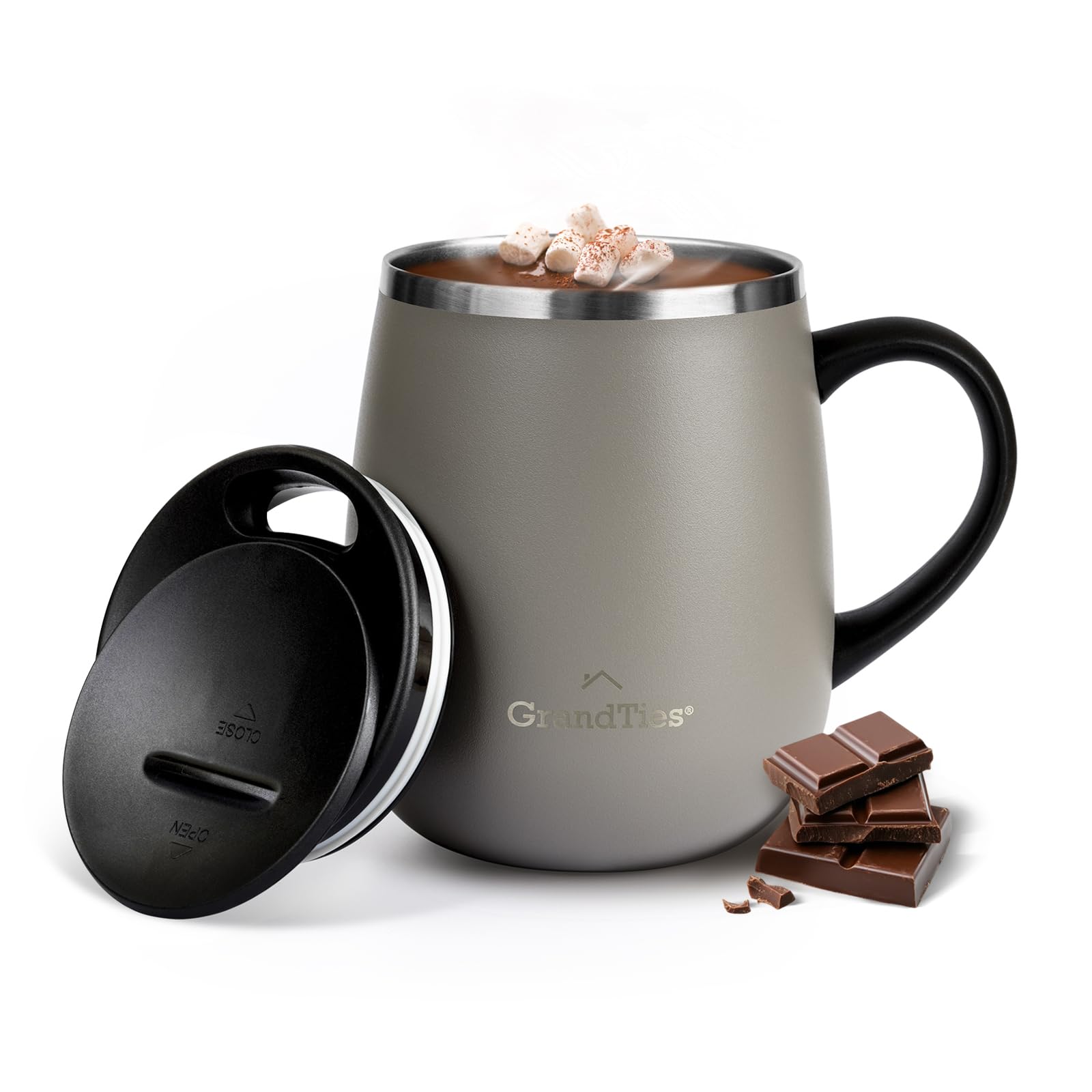 GRANDTIES Premium Vacuum Insulated 19 Easy Sliding Stainless Double Wall Vacuum Insulated Popular in the Office Mug, Colors, 460ml, Open/Close Lid,
GRANDTIES Premium Vacuum Insulated 19 Easy Sliding Stainless Double Wall Vacuum Insulated Popular in the Office Mug, Colors, 460ml, Open/Close Lid,