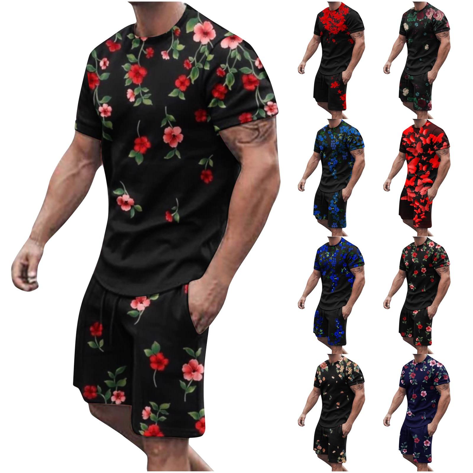 Men s Summer Casual 3D Printing Daily Wearing Short Sleeve T-Shirt + Sports Pants Set Casual Suit
Men s Summer Casual 3D Printing Daily Wearing Short Sleeve T-Shirt + Sports Pants Set Casual Suit