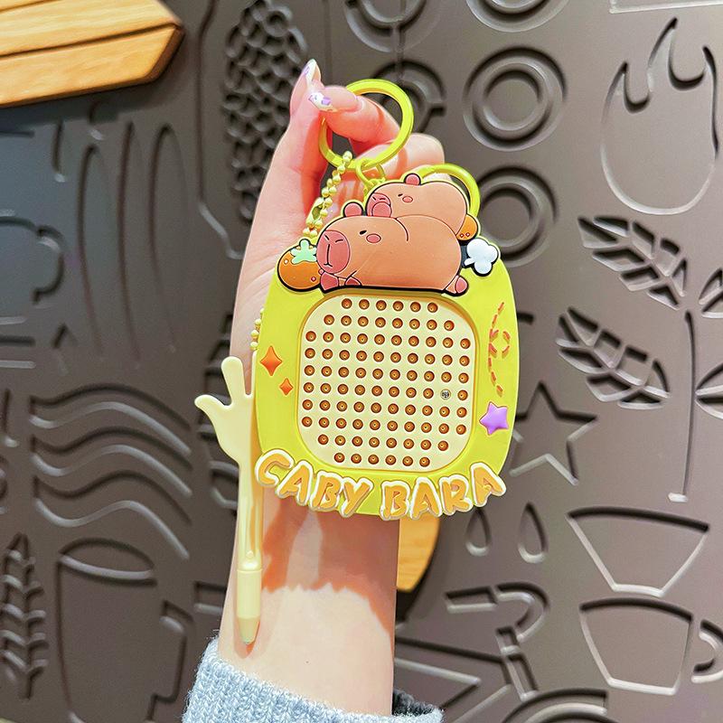 Capybara Magnetic Steel Ball Drawing Keychain - Cute Cartoon Pendant for Student Bags жёлтый
Capybara Magnetic Steel Ball Drawing Keychain - Cute Cartoon Pendant for Student Bags жёлтый