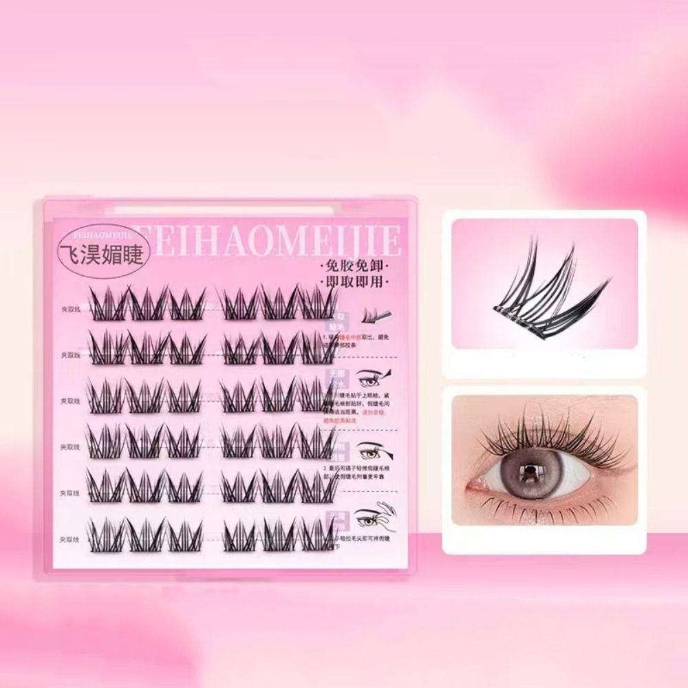 DIY Self-adhesive Lash Clusters Sweet False Eyelash Clusters Glue Free Fake Lashes Women/Girls Cat Elf
DIY Self-adhesive Lash Clusters Sweet False Eyelash Clusters Glue Free Fake Lashes Women/Girls Cat Elf