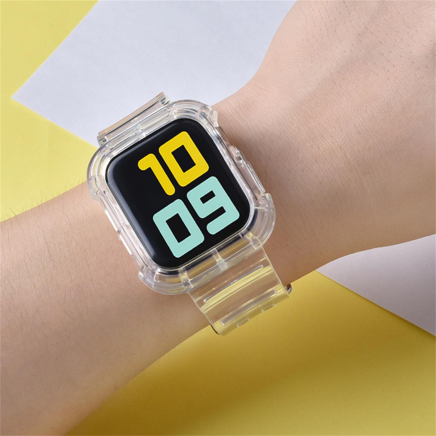 Классический прозрачный силиконовый ремешок для Apple Watch Series 9 8 7 Band 41 мм 45 мм 40 мм 44 мм для Iwatch 8 7 6 Se 5 4 3 Strap 38 мм 42 мм 38mm 40mm 41mm
Классический прозрачный силиконовый ремешок для Apple Watch Series 9 8 7 Band 41 мм 45 мм 40 мм 44 мм для Iwatch 8 7 6 Se 5 4 3 Strap 38 мм 42 мм 38mm 40mm 41mm