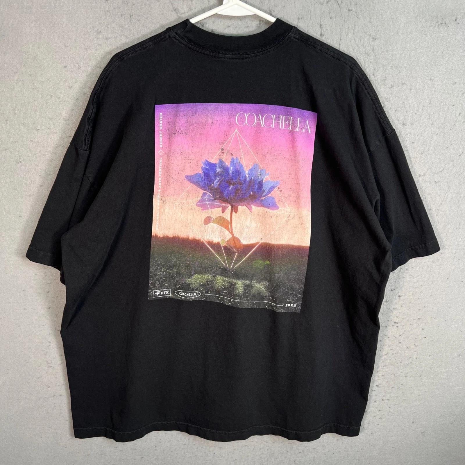Coachella +FTX 2022 Black Graphic T-Shirt Size XXL Cotton Festival Merch M
Coachella +FTX 2022 Black Graphic T-Shirt Size XXL Cotton Festival Merch M