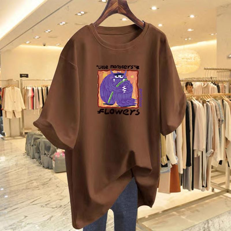 2025 niche short-sleeved t-shirt women s summer t-shirt women s clothing new printed medium and long XXXL
2025 niche short-sleeved t-shirt women s summer t-shirt women s clothing new printed medium and long XXXL