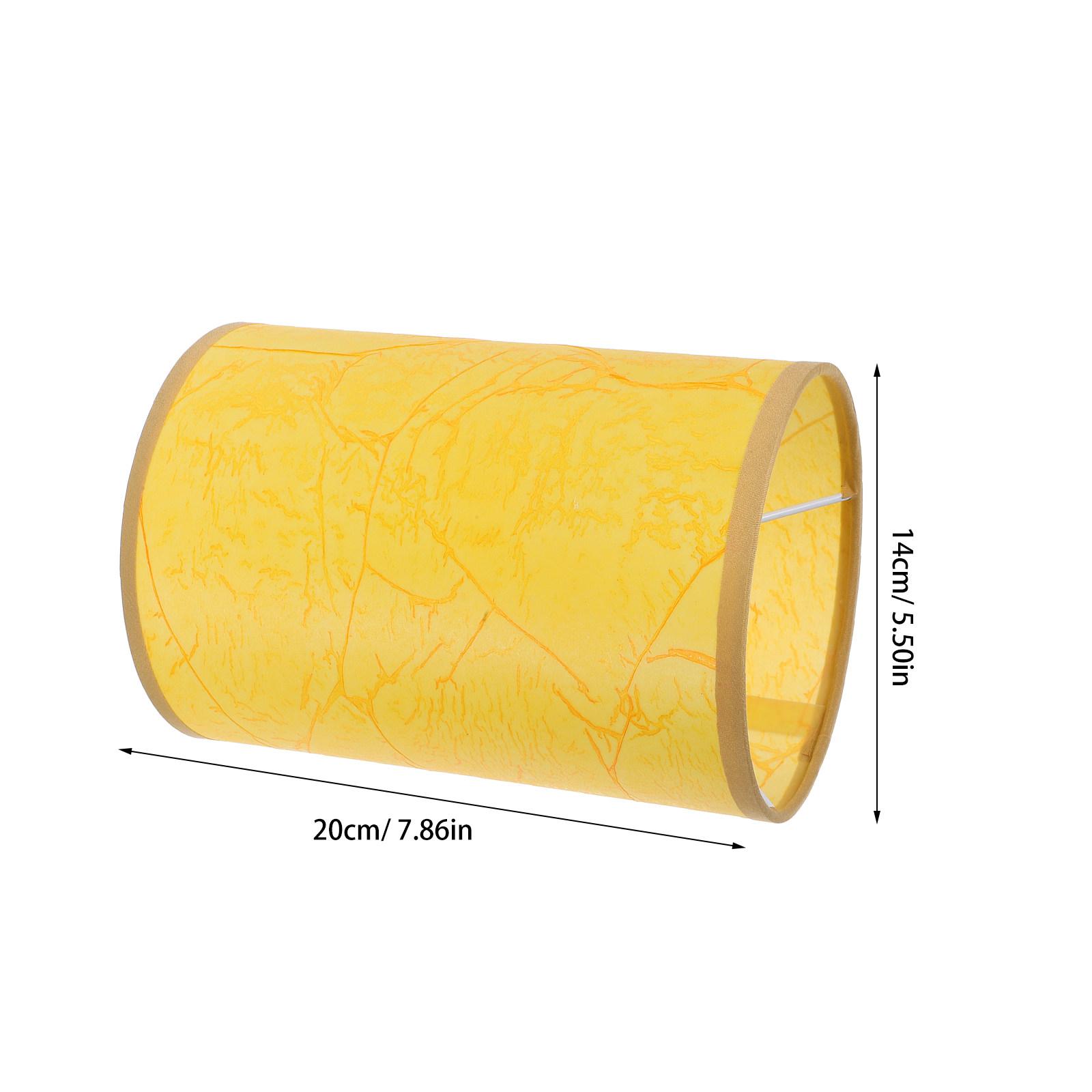 Lamp Shade Cylindrical E27 Lamp Holder Bedside Floor Wall Modern Small Drum Lampshade Bedroom Office Living Room жовтий
Lamp Shade Cylindrical E27 Lamp Holder Bedside Floor Wall Modern Small Drum Lampshade Bedroom Office Living Room жовтий