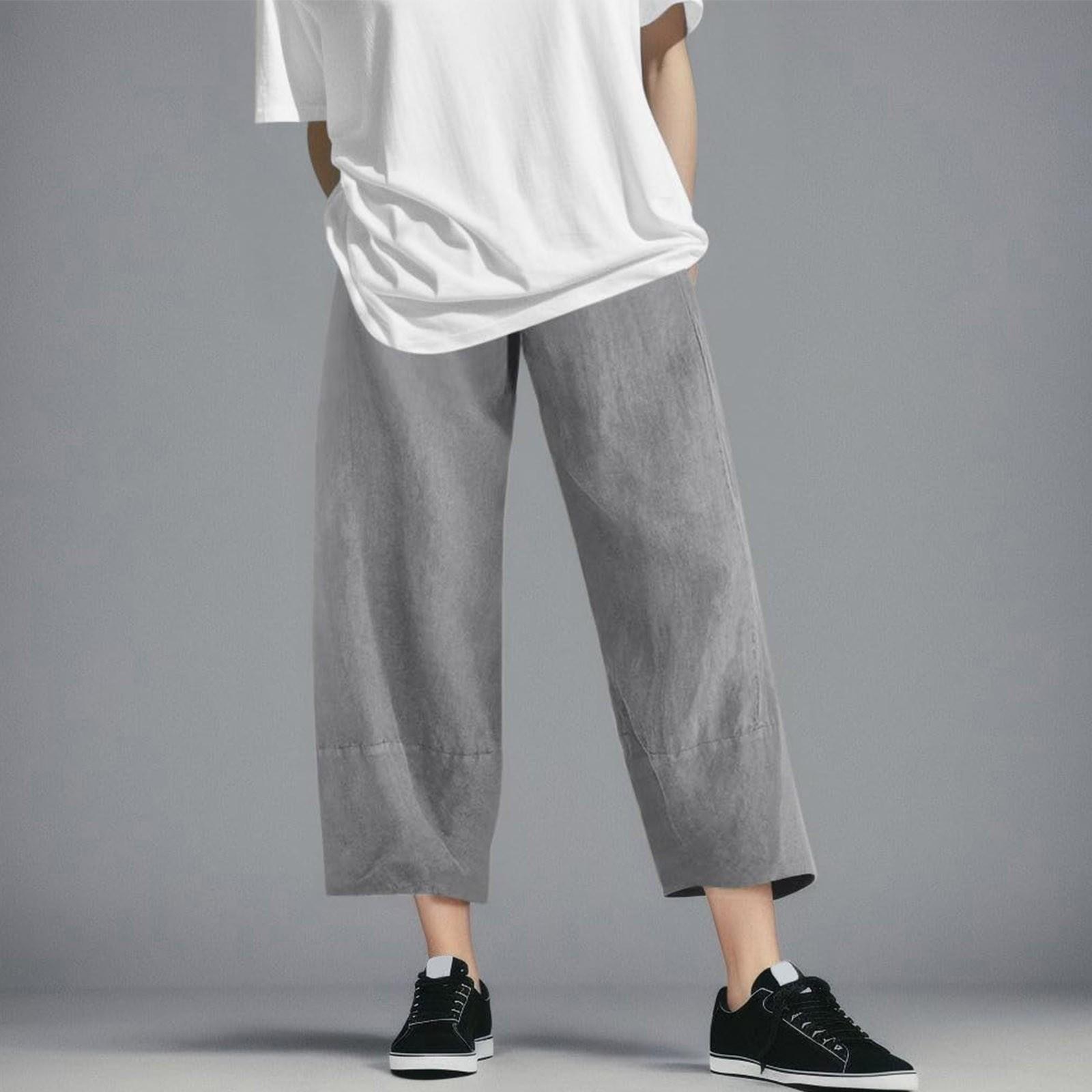Women s Comfortable Casual Fashion Loose Color Elastic Waist Pants XL
Women s Comfortable Casual Fashion Loose Color Elastic Waist Pants XL