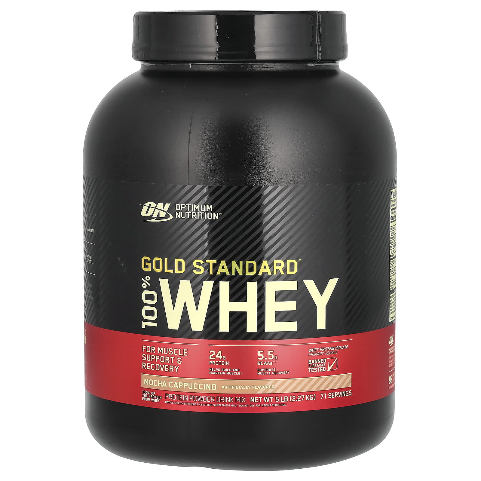 Gold Standard 100% Whey, Mocha Cappuccino, 2.27Kg(5Lb)
Gold Standard 100% Whey, Mocha Cappuccino, 2.27Kg(5Lb)