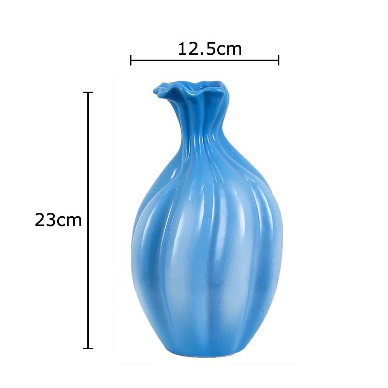 Blue Flower Bud Ceramic Vase Hydroponics Plant Pot Table Decoration Floral Vases Flowers Arrangement Room Aesthetic Decor
Blue Flower Bud Ceramic Vase Hydroponics Plant Pot Table Decoration Floral Vases Flowers Arrangement Room Aesthetic Decor
