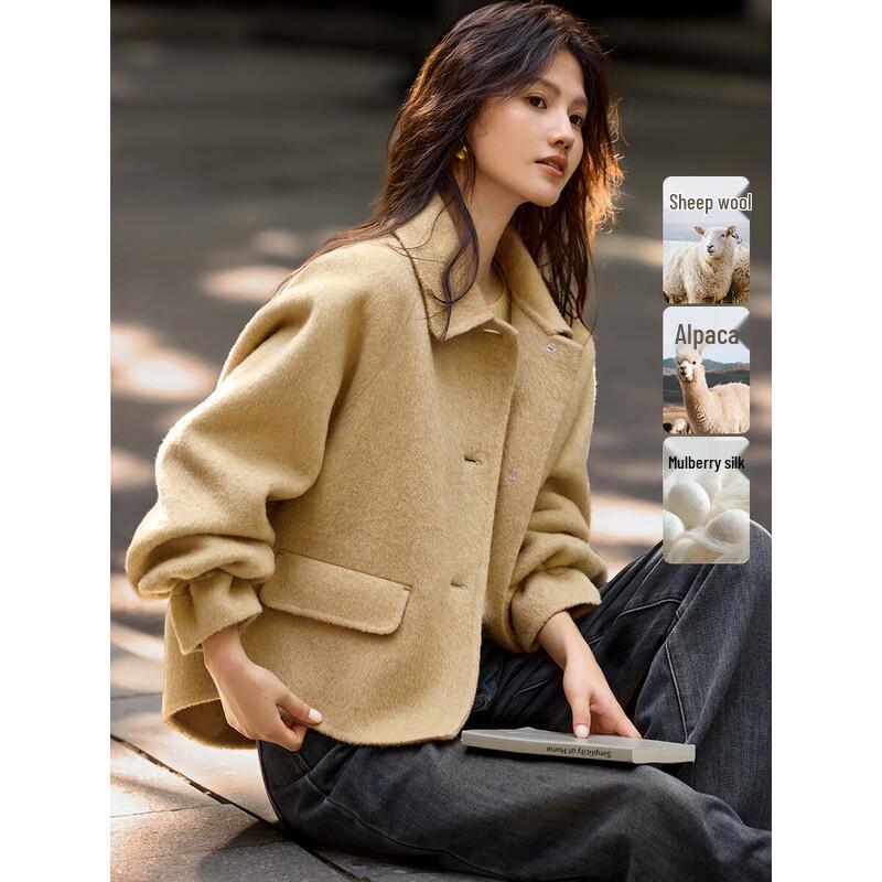 XWI Women s Alpaca Wool Blend Double-Faced Petite Coat L
XWI Women s Alpaca Wool Blend Double-Faced Petite Coat L