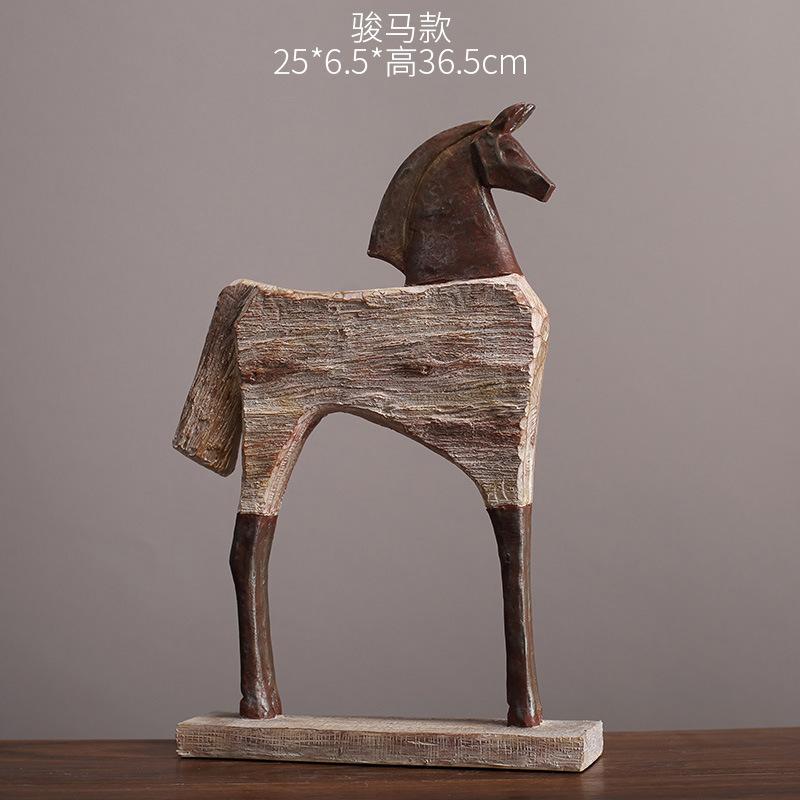 American Retro Horse Statue Resin Craft Decor for Living Room Animal Figure TV Cabinet Bar Entryway Housewarming Gift Home Decor
American Retro Horse Statue Resin Craft Decor for Living Room Animal Figure TV Cabinet Bar Entryway Housewarming Gift Home Decor