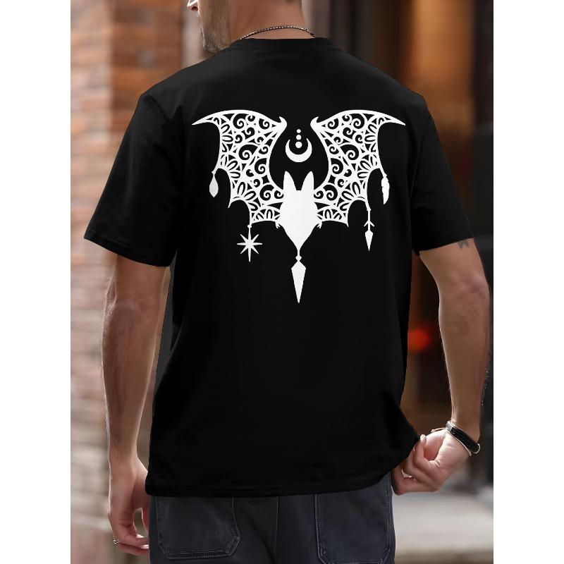 European Size Men S Summer Fashion Round-Neck Top Featuring a Bat Wing Pattern, a Casual Street-Style Short-Sleeve T-Shirt with a Regular Fit 4XL чорний
European Size Men S Summer Fashion Round-Neck Top Featuring a Bat Wing Pattern, a Casual Street-Style Short-Sleeve T-Shirt with a Regular Fit 4XL чорний