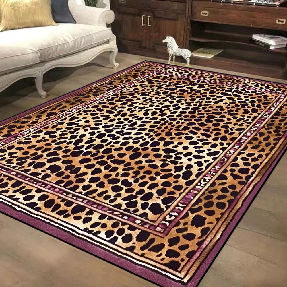 Nordic Style Leopard Decorative Rug for Living Room Large Area Soft Flannel Bedroom Carpet Non-slip Easy Cleaning Study Foot Mat 160*200cm
Nordic Style Leopard Decorative Rug for Living Room Large Area Soft Flannel Bedroom Carpet Non-slip Easy Cleaning Study Foot Mat 160*200cm