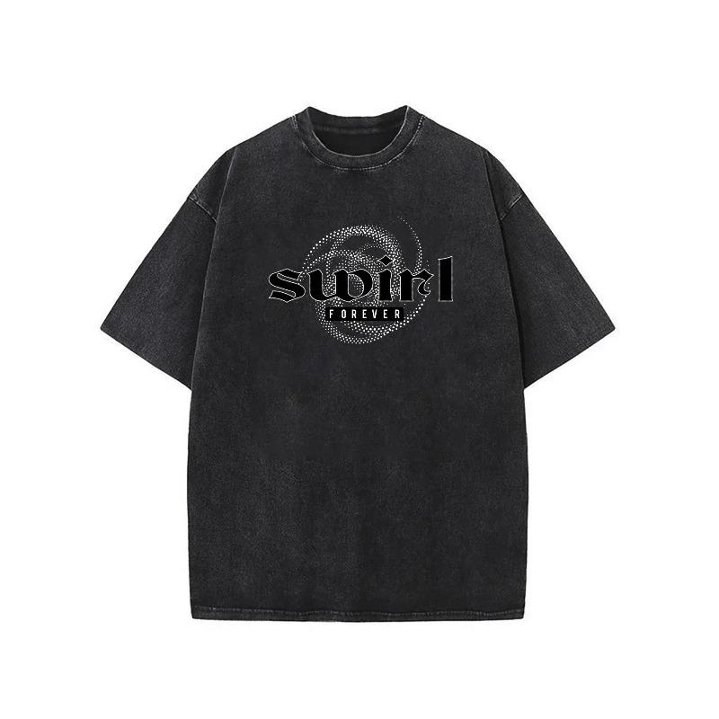 European sizes Washed Men s T-Shirt, Retro Font, Casual Loose Fit Short Sleeve Tee for Men S чёрный
European sizes Washed Men s T-Shirt, Retro Font, Casual Loose Fit Short Sleeve Tee for Men S чёрный