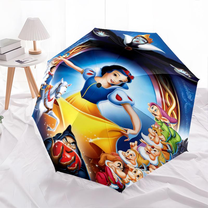 1pc Cartoon Snow White & The Seven Dwarfs Disney Automatic 3-Fold Umbrella Design, Cute Cartoon Pattern, Portable Outdoor Umbrella, Perfect,
1pc Cartoon Snow White & The Seven Dwarfs Disney Automatic 3-Fold Umbrella Design, Cute Cartoon Pattern, Portable Outdoor Umbrella, Perfect,