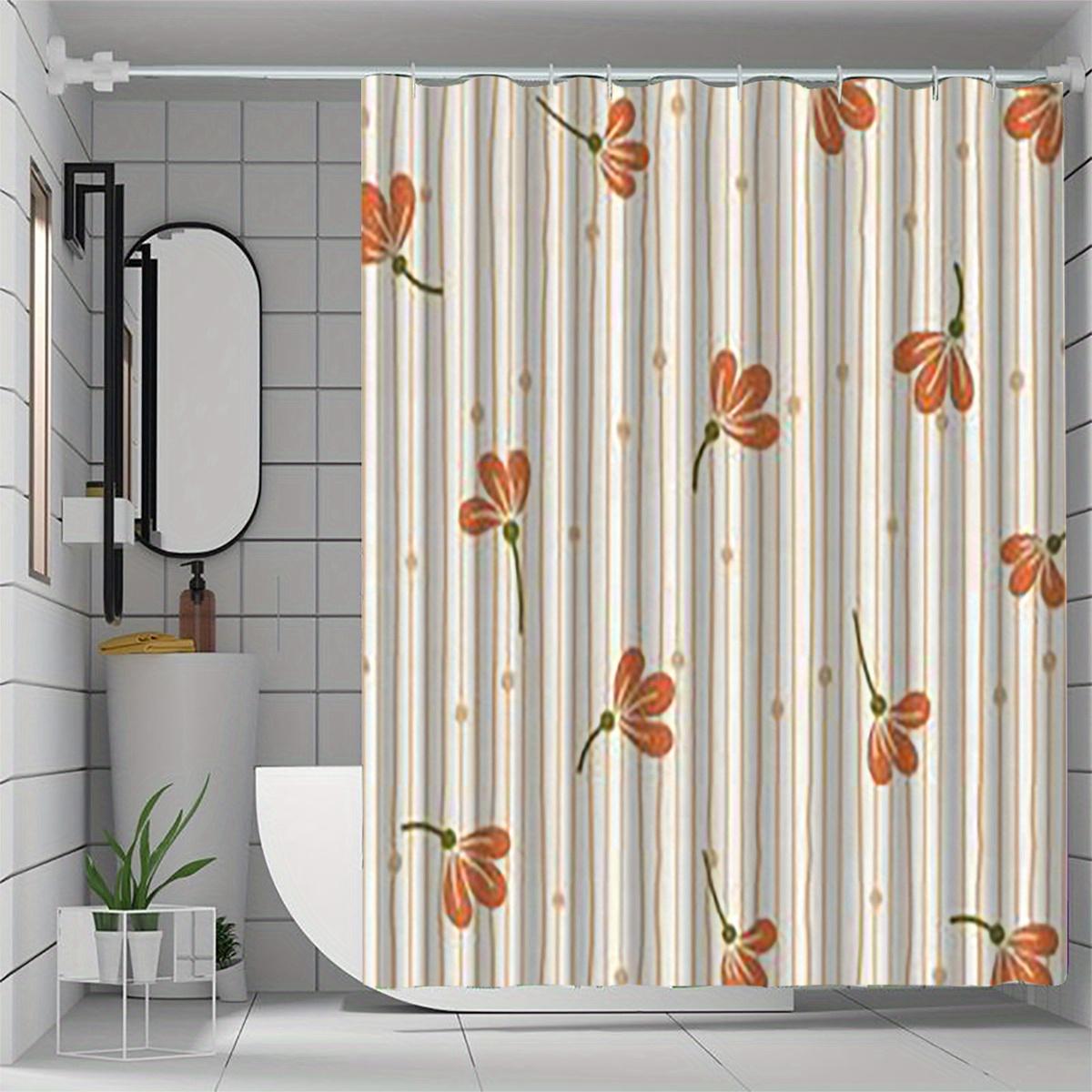 Elegant Floral Knit Polyester Bathroom Decor With Hooks, Water-Resistant, Machine Washable, Artsy Pattern, For All-Season W60H190(CM)-1 Pcs
Elegant Floral Knit Polyester Bathroom Decor With Hooks, Water-Resistant, Machine Washable, Artsy Pattern, For All-Season W60H190(CM)-1 Pcs