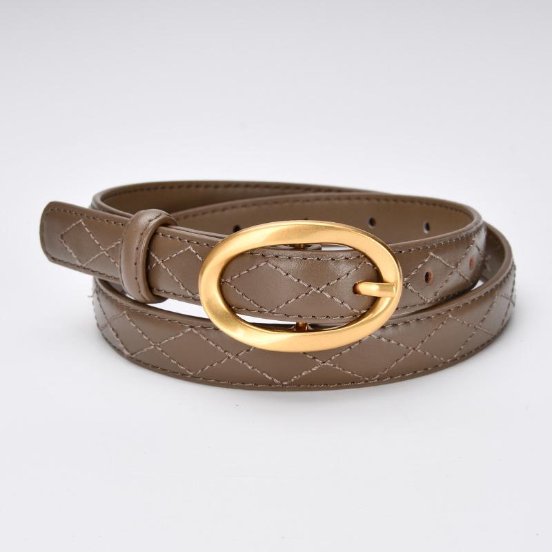 Ремень из натуральной кожи для женщин, универсальный декоративный джинсовый ремень, повседневный корейский стиль, ретро женский ремень 105cm
Ремень из натуральной кожи для женщин, универсальный декоративный джинсовый ремень, повседневный корейский стиль, ретро женский ремень 105cm