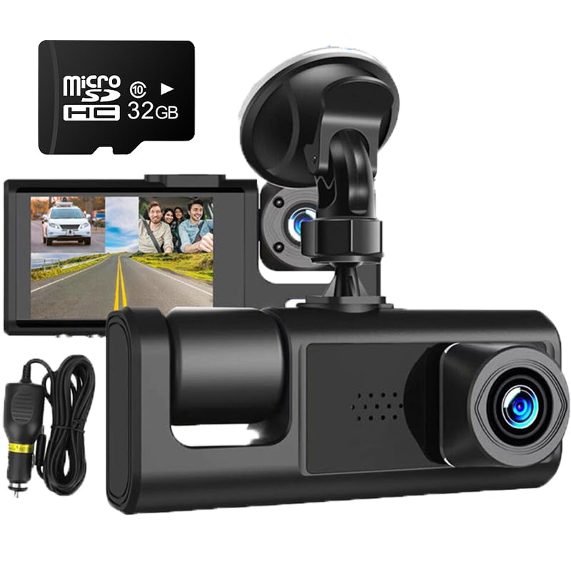 Drive Recorder, 3 Cameras, No Wiring Required, HD 1080P, 2 Megapixels, Full HD, 170°
Drive Recorder, 3 Cameras, No Wiring Required, HD 1080P, 2 Megapixels, Full HD, 170°