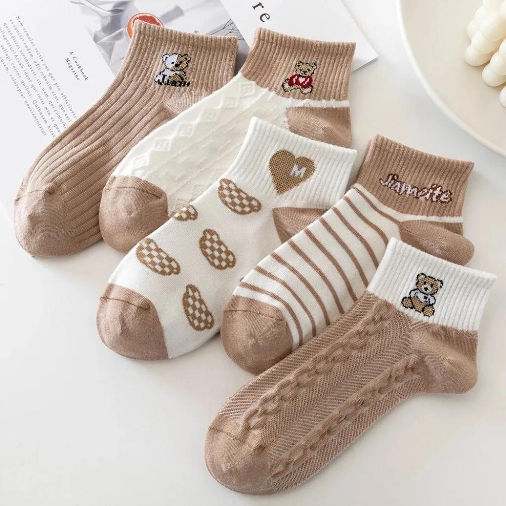 5 Pairs Elegant Women Socks Sets Polyester Japanese Style Casual Short Sock Low Tube Women Socks
5 Pairs Elegant Women Socks Sets Polyester Japanese Style Casual Short Sock Low Tube Women Socks