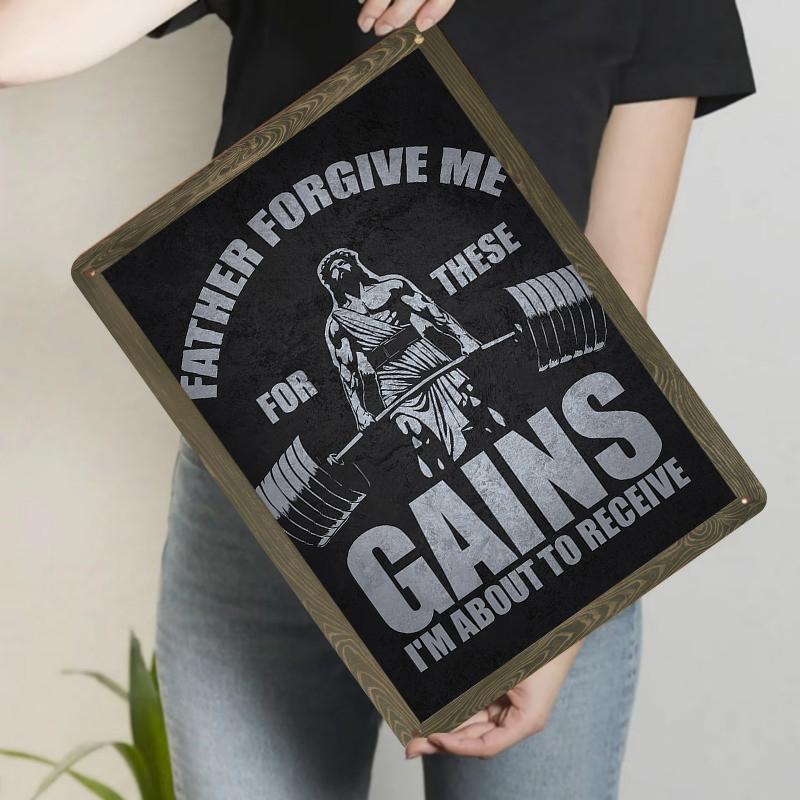 Father Forgive Me For These Gains Bodybuilding Jesus Weightlifting Metal Wall Art Decor 20x30cm(7.8x11.8inch)
Father Forgive Me For These Gains Bodybuilding Jesus Weightlifting Metal Wall Art Decor 20x30cm(7.8x11.8inch)