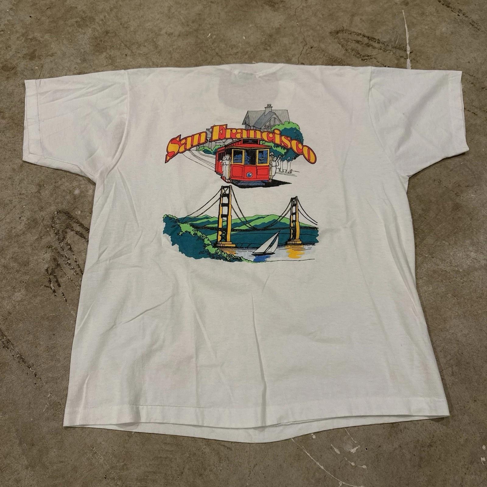 VTG 1993 San Francisco Buick By The Bay T-T-Shirt Adult XL White Screen Stars Tag XL
VTG 1993 San Francisco Buick By The Bay T-T-Shirt Adult XL White Screen Stars Tag XL