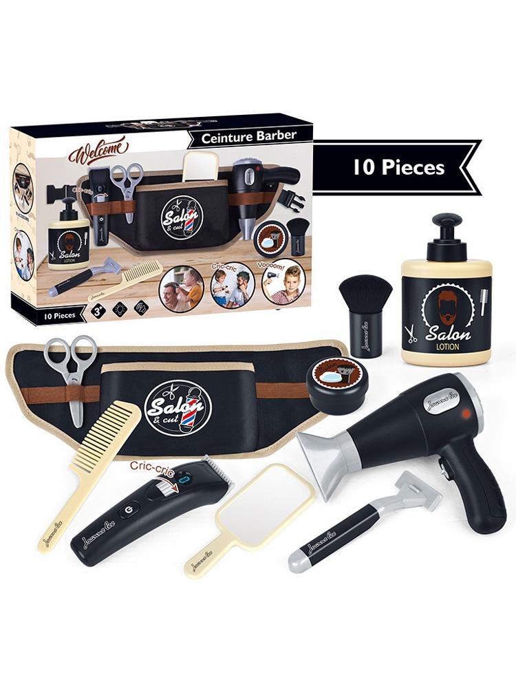 10PCS Children Pretend Play Simulation Haircut Kit Set Children Role-play Haircut Fashion Hairdresser Educational Toy Gift
10PCS Children Pretend Play Simulation Haircut Kit Set Children Role-play Haircut Fashion Hairdresser Educational Toy Gift