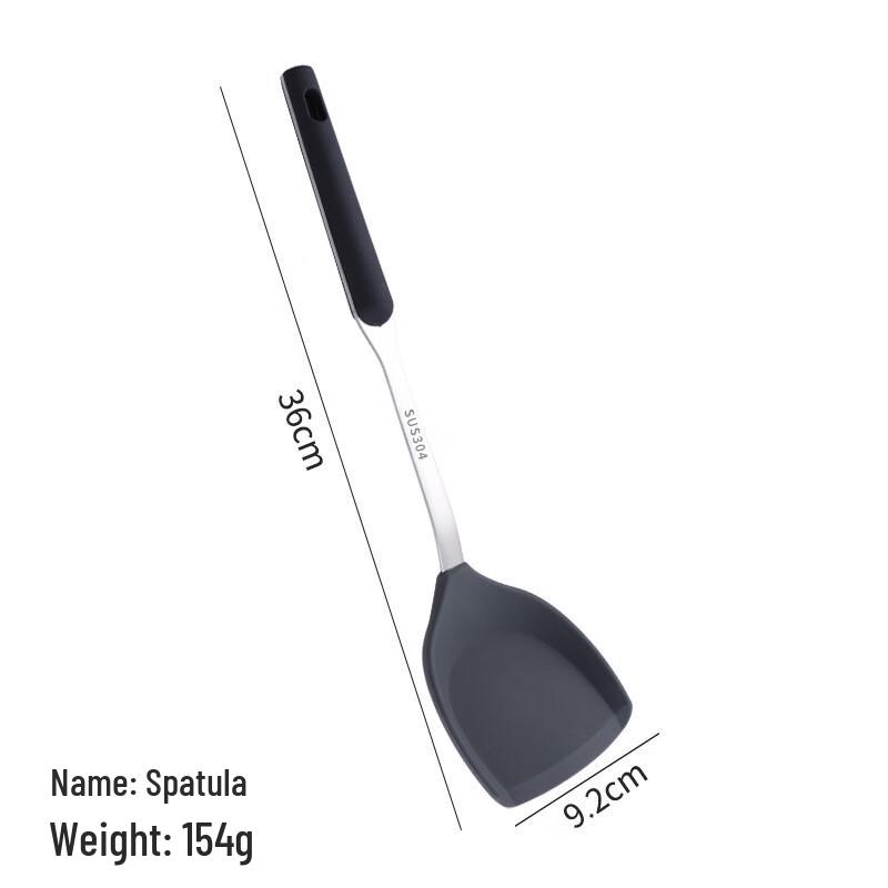 Wutuo 304 Stainless Steel Silicone Spatula 2-Piece Set
Wutuo 304 Stainless Steel Silicone Spatula 2-Piece Set
