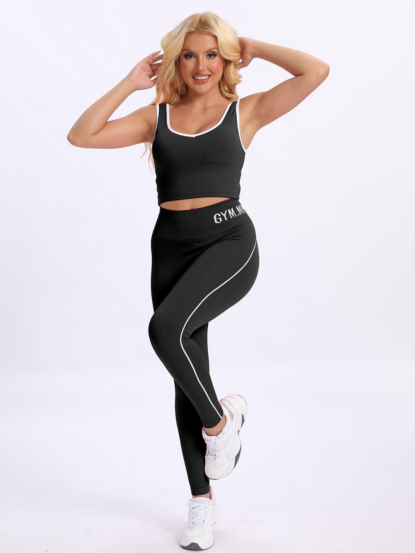 Осенние бесшовные йога-брюки с цветовыми блоками L чёрный
Осенние бесшовные йога-брюки с цветовыми блоками L чёрный