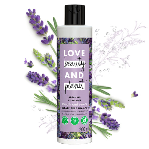 Love Beauty and Planet Шампунь против вьющихся волос без арганового масла и сульфатов лаванды - 200 мл
Love Beauty and Planet Шампунь против вьющихся волос без арганового масла и сульфатов лаванды - 200 мл