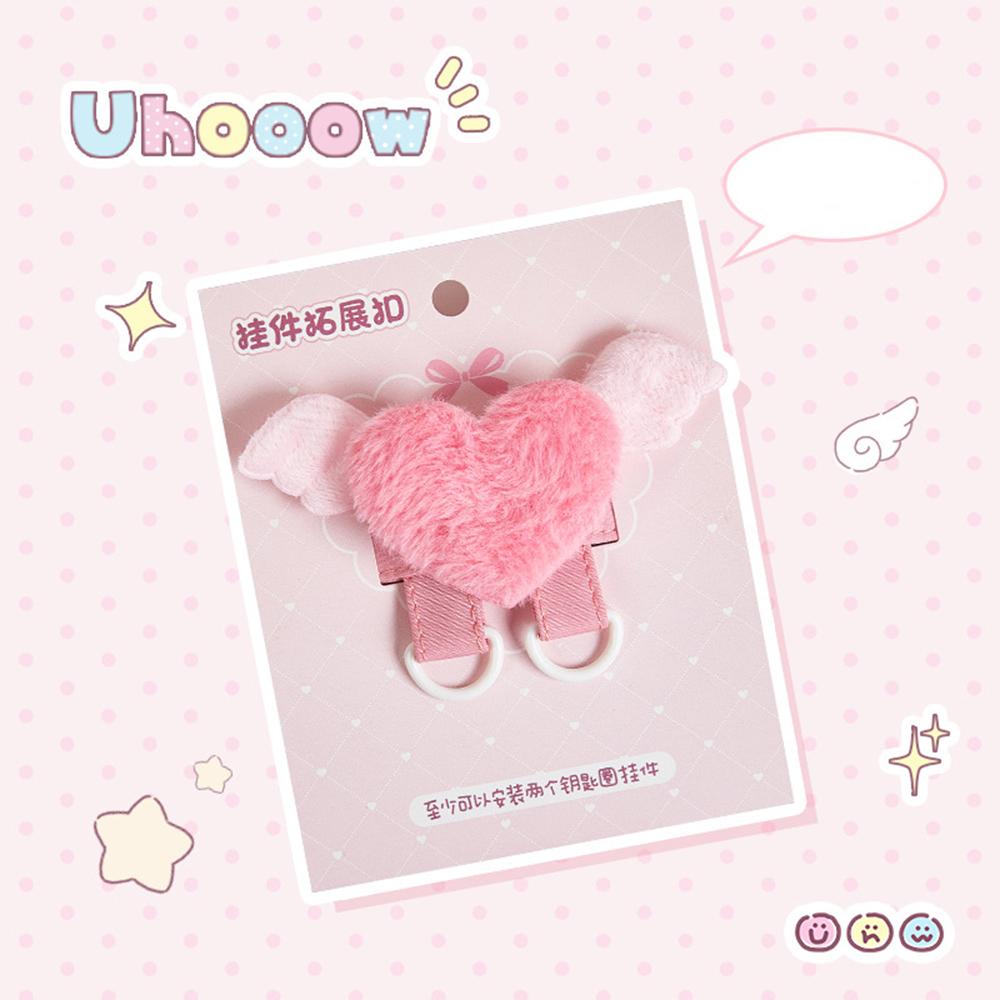 Cute Cartoon Doll Keychain Creative Angel Wings Bag Pendant Display Buckle DIY Keyring Jewelry Accessories Girls Handmade Gifts
Cute Cartoon Doll Keychain Creative Angel Wings Bag Pendant Display Buckle DIY Keyring Jewelry Accessories Girls Handmade Gifts