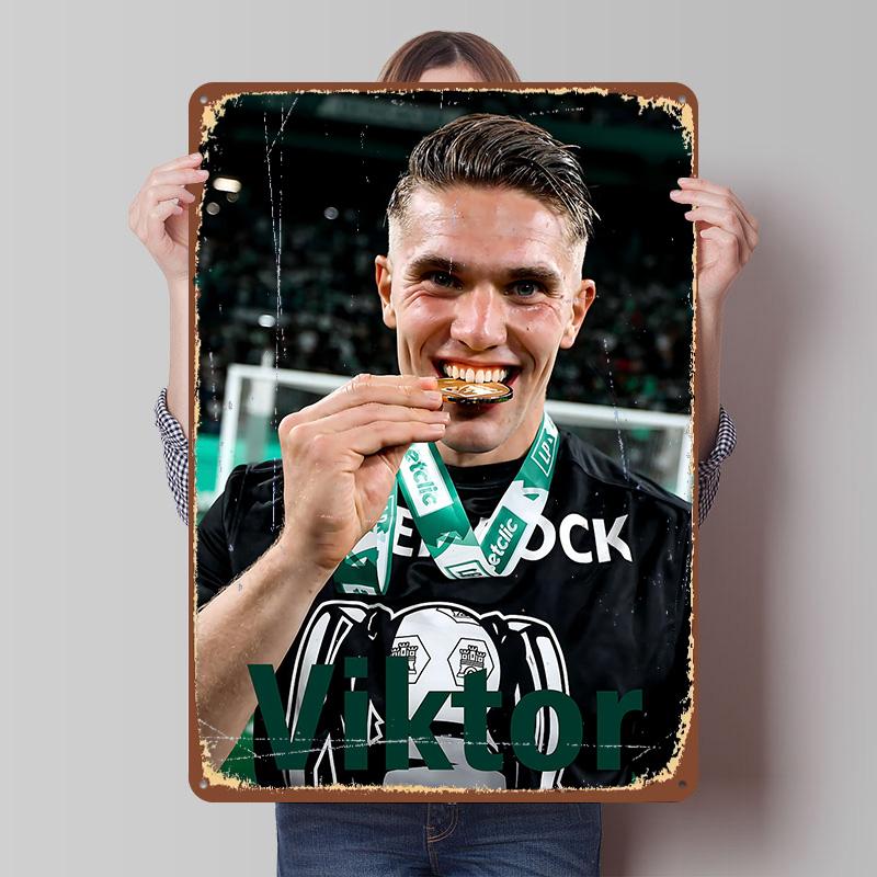 Viktor Celebrates With Gold Medal Metal Poster Customized Wall Art Retro Vintage Tinplate Signs for Man Cave Bedroom Decorations 7.9x11.8In(20x30cm)
Viktor Celebrates With Gold Medal Metal Poster Customized Wall Art Retro Vintage Tinplate Signs for Man Cave Bedroom Decorations 7.9x11.8In(20x30cm)