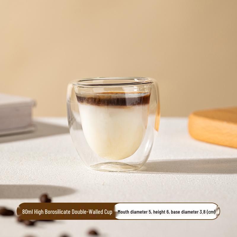 Double-Layer Insulated Glass Cup for Tea, Cold Drinks, Milk, Juice, or Coffee 101-200ml
Double-Layer Insulated Glass Cup for Tea, Cold Drinks, Milk, Juice, or Coffee 101-200ml