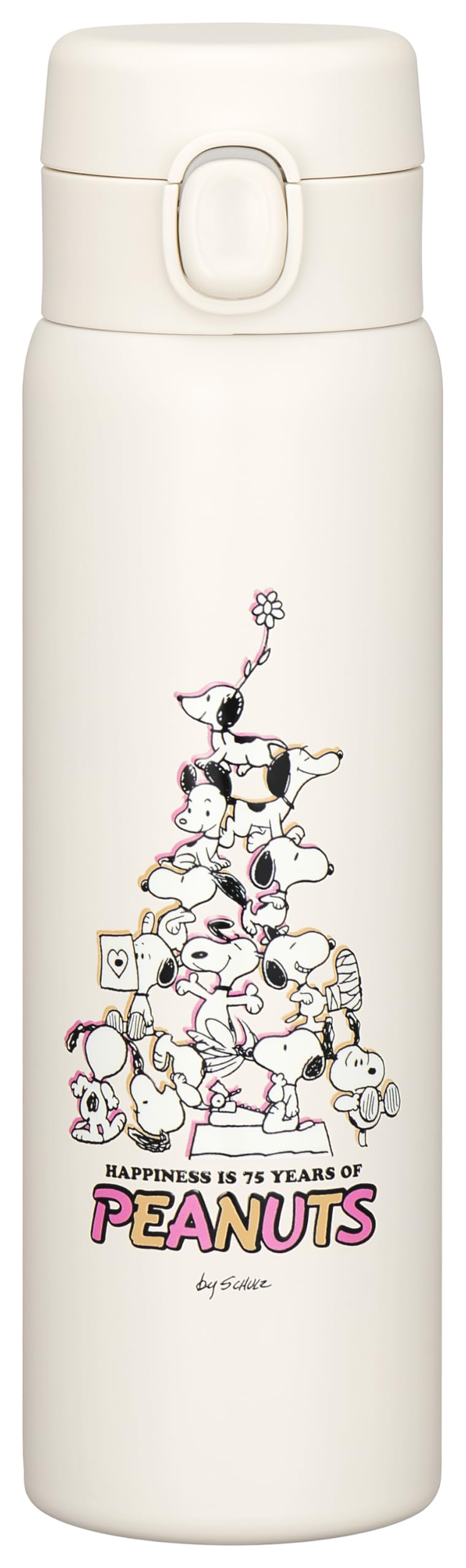 OSK Snoopy Stainless Steel Peanuts 75th Anniversary SBT-480PN One-Push Bottle, 480ml, Pink, кремовый
OSK Snoopy Stainless Steel Peanuts 75th Anniversary SBT-480PN One-Push Bottle, 480ml, Pink, кремовый