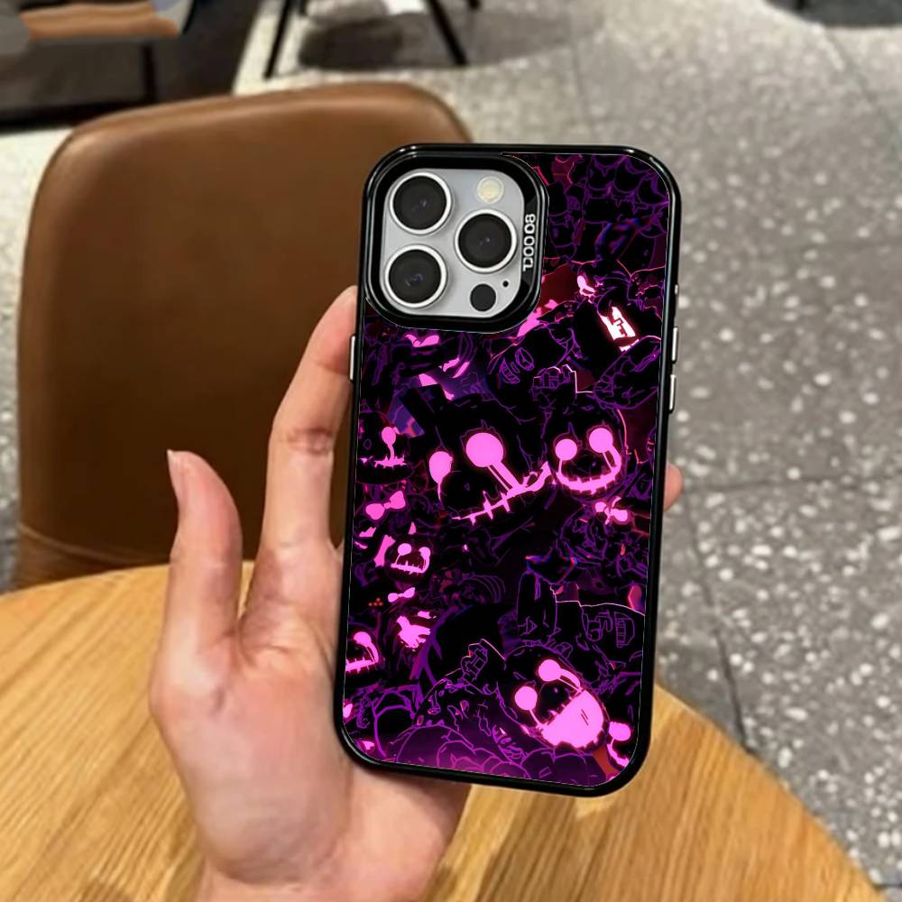 Five N-Nights At F-Freddys Fnaf Phone Case For iPhone17,16,15,14,13,12,11 Plus,Pro Max Colored Silver Plated Inside Cover iPhone16promax
Five N-Nights At F-Freddys Fnaf Phone Case For iPhone17,16,15,14,13,12,11 Plus,Pro Max Colored Silver Plated Inside Cover iPhone16promax