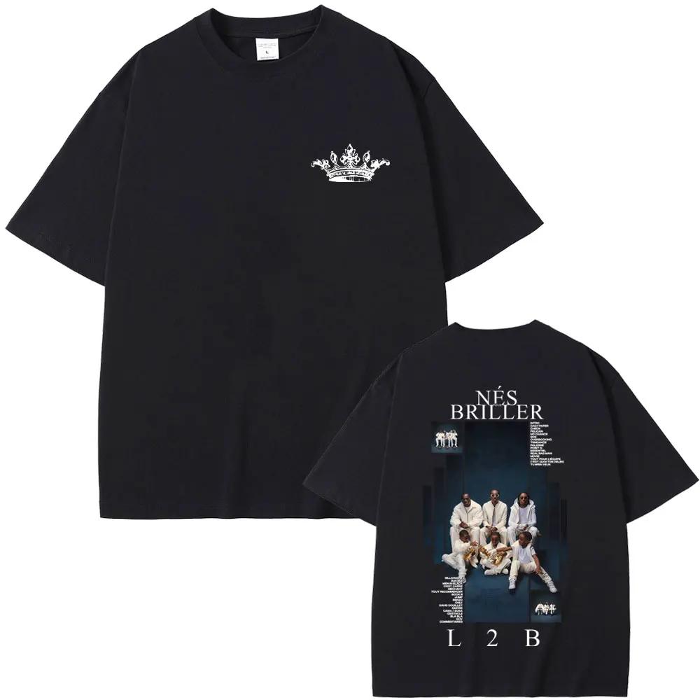 Rapper Nes Pour Briller Album Graphic T-shirt Men Women Hip Hop Fashion Pop Music Tshirt Male Casual Cotton T Shirts S
Rapper Nes Pour Briller Album Graphic T-shirt Men Women Hip Hop Fashion Pop Music Tshirt Male Casual Cotton T Shirts S
