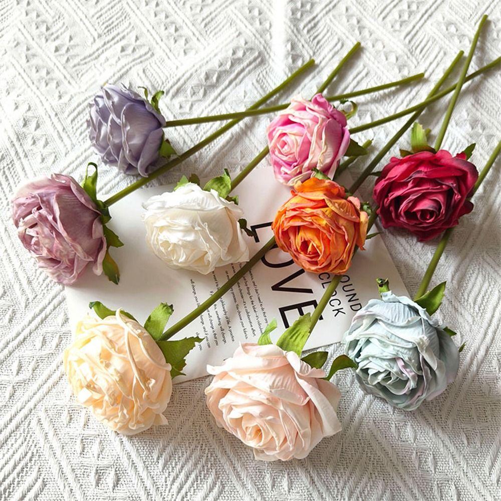 DIY Artificial Rose Flowers Plastic Fake Flowers Silk Roses Flowers Party Wedding Decor розовый
DIY Artificial Rose Flowers Plastic Fake Flowers Silk Roses Flowers Party Wedding Decor розовый