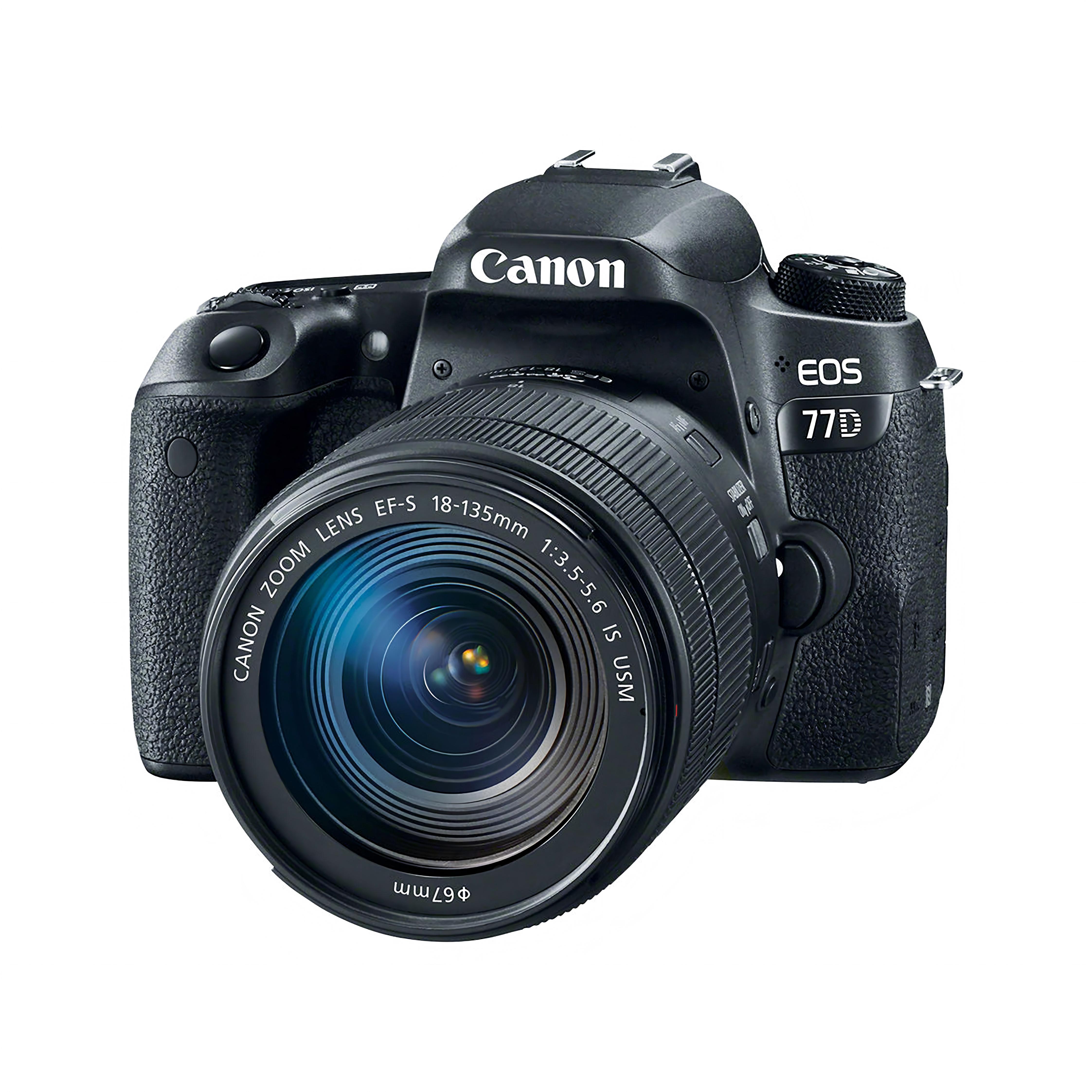 Canon EOS 77D DSLR Camera + EF-S 18-135mm f/3.5-5.6 IS USM Zoom Lens чорний
Canon EOS 77D DSLR Camera + EF-S 18-135mm f/3.5-5.6 IS USM Zoom Lens чорний