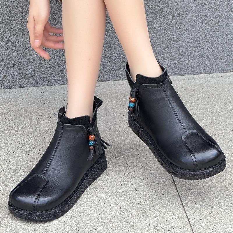 Leather heightening women s shoes winter new velvet thickened warm-soled short boots cotton shoes beef tendon soles Martin boots 41
Leather heightening women s shoes winter new velvet thickened warm-soled short boots cotton shoes beef tendon soles Martin boots 41